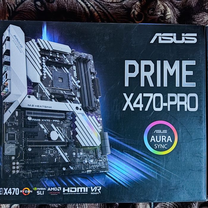 Материнская плата X470 +процессор