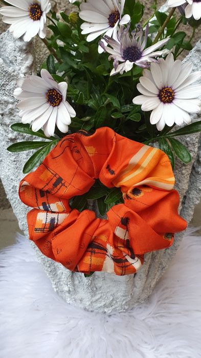 Scrunchie jedwabne