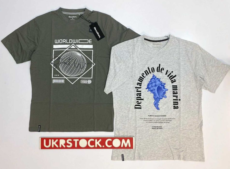 THREADBARE футболки чоловічі сток, сток оптом футболки, футболки гуртом