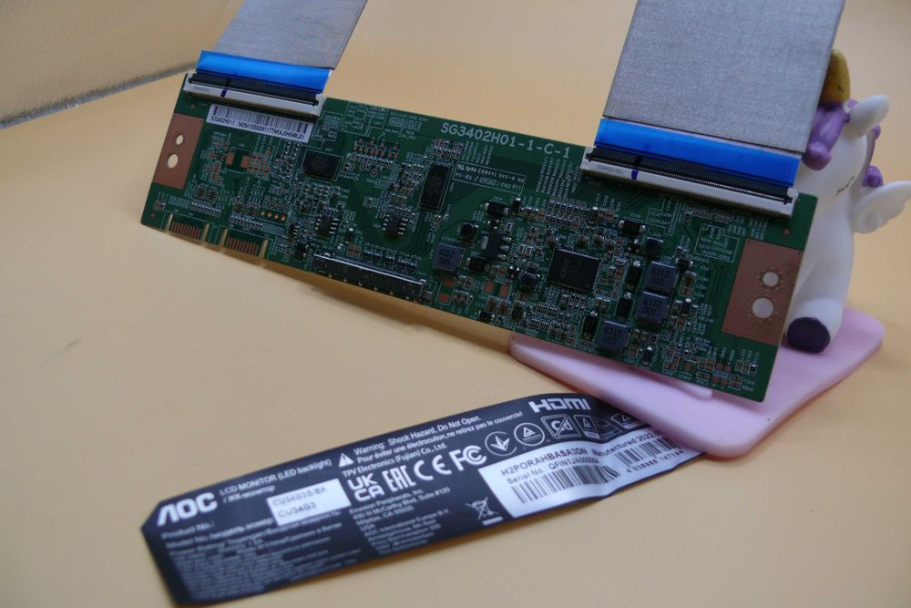 Placa T-con do monitor AOC  SG3402H01-1-C- 1.