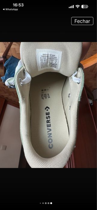Tenis All-Star verdes Oliva como novos