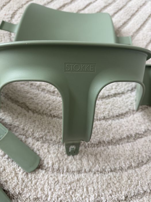 Baby set Stokke Tripp Trapp Moss Green ze ślizgaczami