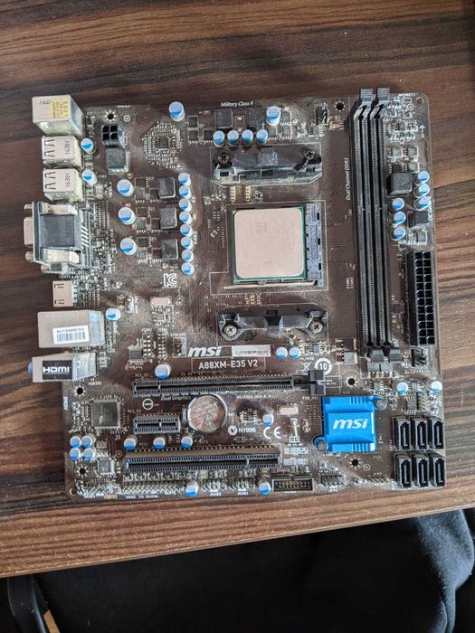 Материнська плата MSI A88XM-E35 V2 та AMD A8-7600