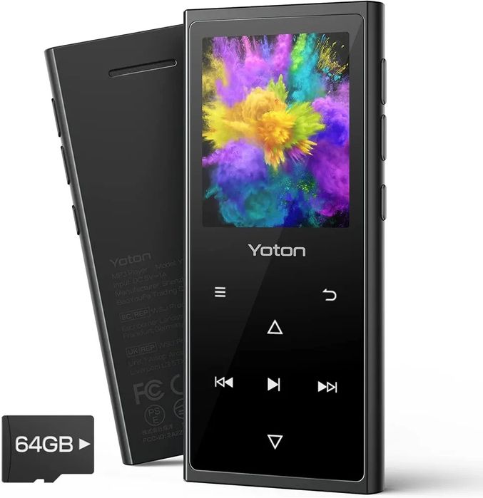 YOTON МР3-плеєр на 80 ГБ з Bluetooth, музичний плеєр
