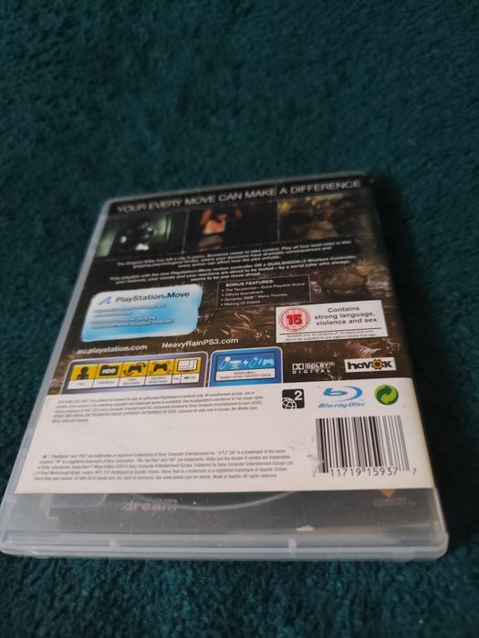 Heavy Rain move edition PlayStation 3