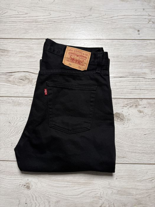Levi’s 751 czarne jeansy męskie r.M 32/30 prosta nogawka 100% bawełna