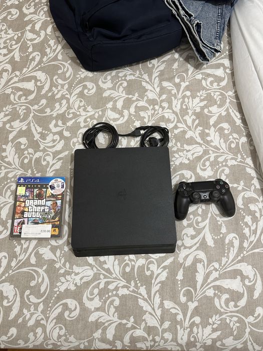 PS4 Slim 500GB +GTA V + Garantia CeX