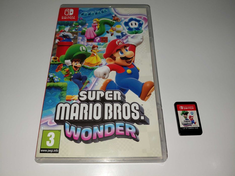 switch SUPER MARIO BROS WONDER platformówka dla1-4 graczy GRA kartridż