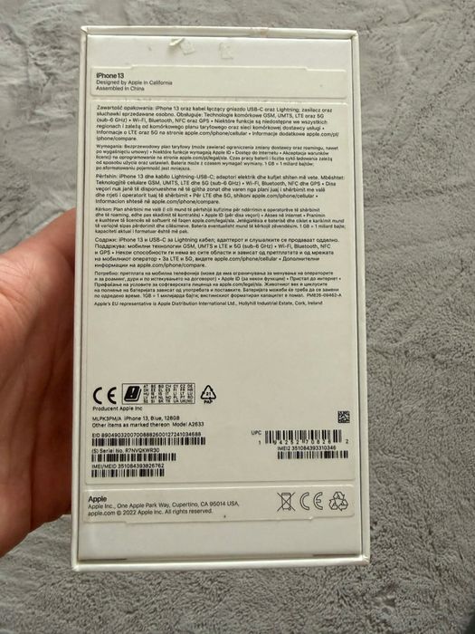 Iphone 13 blue 128gb