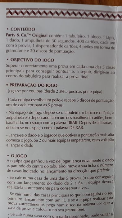Party & Co jogo tabuleiro