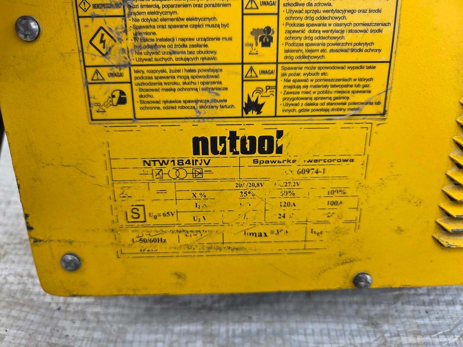 Spawarka inwertorowa NUTOOL NTW184INV