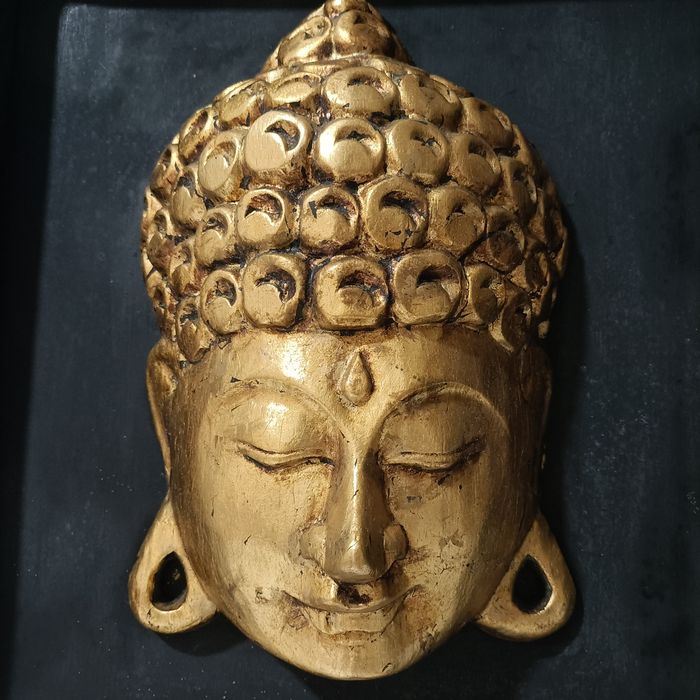 Quadro de Buda com folha de ouro – 40 x 45 cm