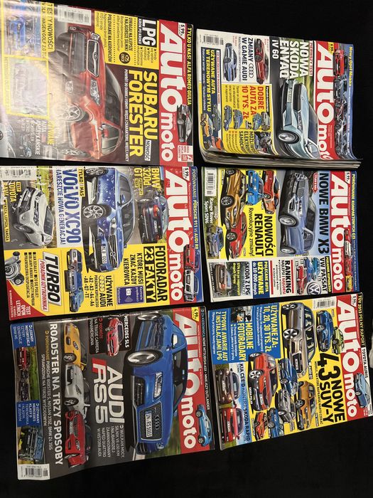 AutoMoto gazety z różnych lat