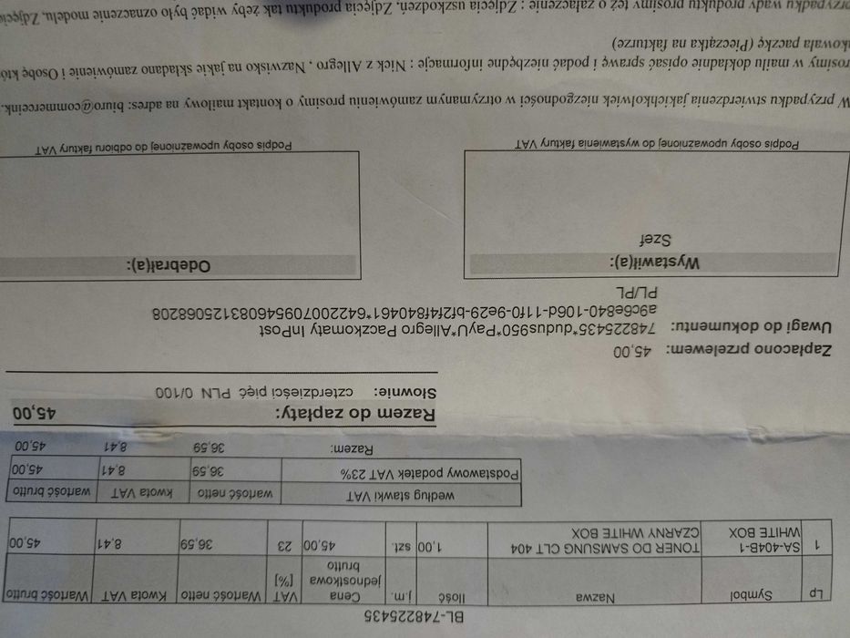 Toner czarny do drukarki Samsung Xpress C480W