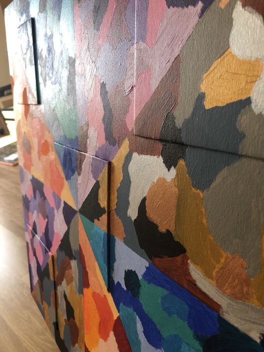 Tela de pintura acrilica