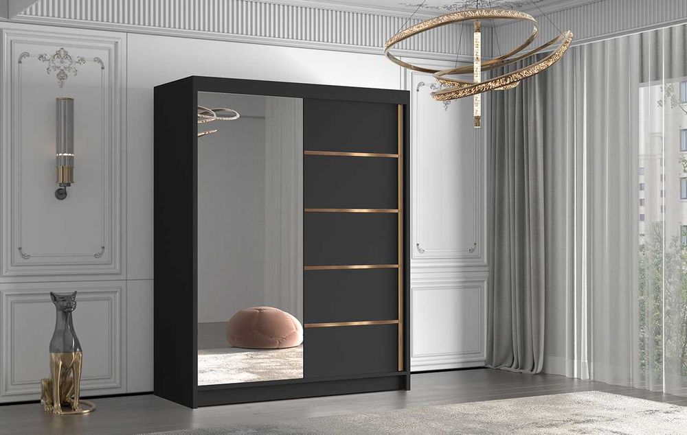 Nowość Szafa Przesuwna Goldi 150 V3 150 cm