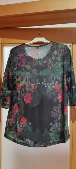 Blusa algodão florida