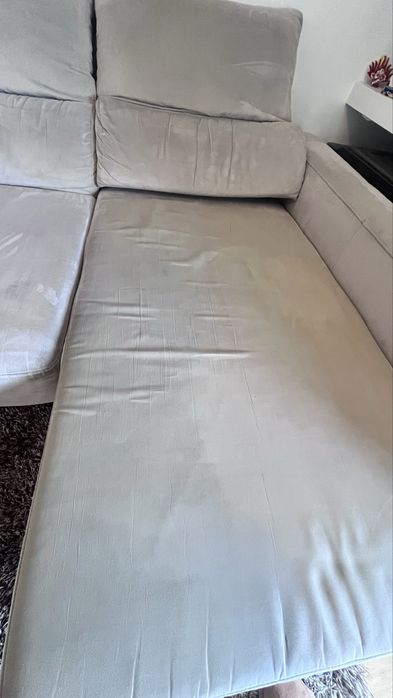 Sofá 4 lugares com chaise long