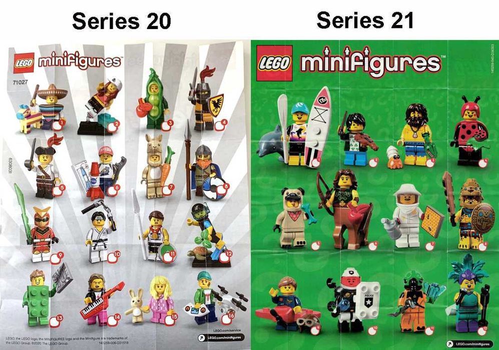 LEGO® MINIFIGURAS NOVAS - Várias Series - da 14 à Series 27