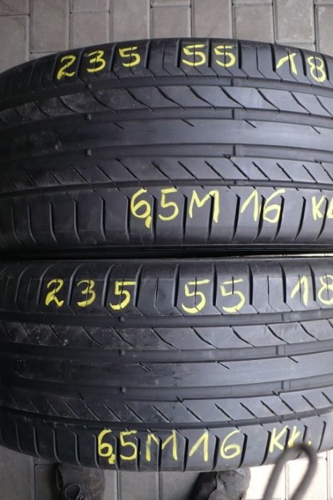 Opony Continental 235/55R18 100V SUV 6,5mm Lato 2 szt.