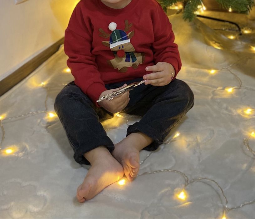 Новорічний светр на 1,5-2 рочки, 92 розмір