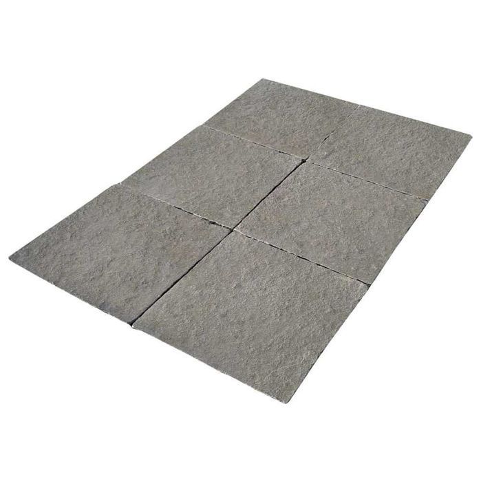 Płytki Wapień Tandur Grey naturalne 60x60x2 cm płytka kamienna taras podjazd ścieżka chodnik wapienna