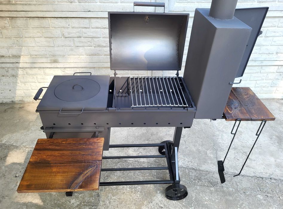 ХИТ! АКЦИЯ -16%! ОТ ЗАВОДА! 3/4/5мм! Усиленный мангал коптильня 5в1