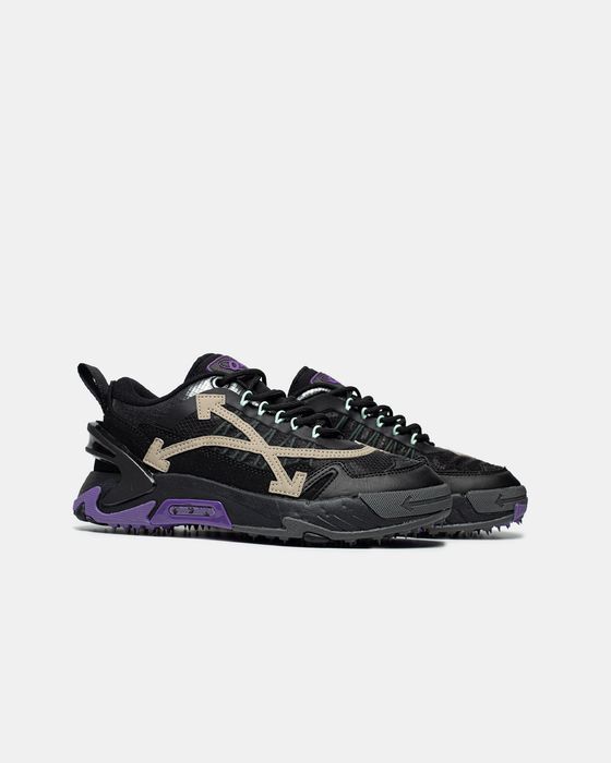 Кросівки OFF-WHITE Odsy-2000 Black/Violet premium | Кроссовки чоловічі