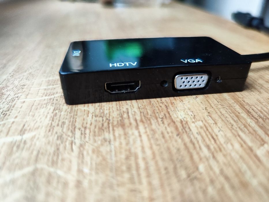 Adapter Mini DisplayPort (Thunderbolt) do HDMI | DVI | VGA | HVD-20CM