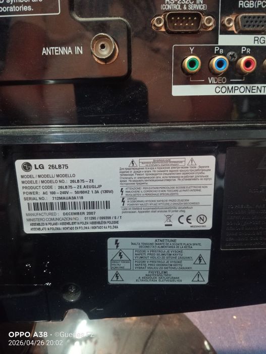 Tv LCD  LG 26LB75
