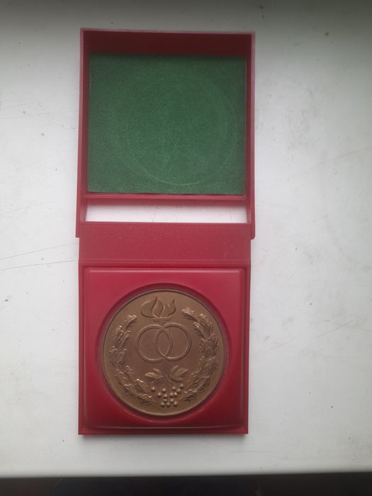 Медаль свадебная медная ссср