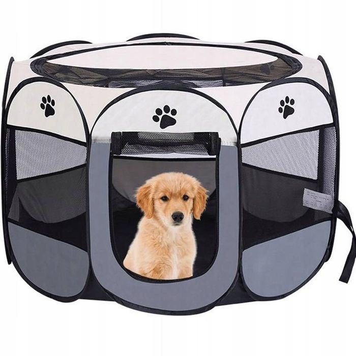 Składany Kojec Dla Zwierząt Psa Kota Królika Legowisko Klatka Wybieg