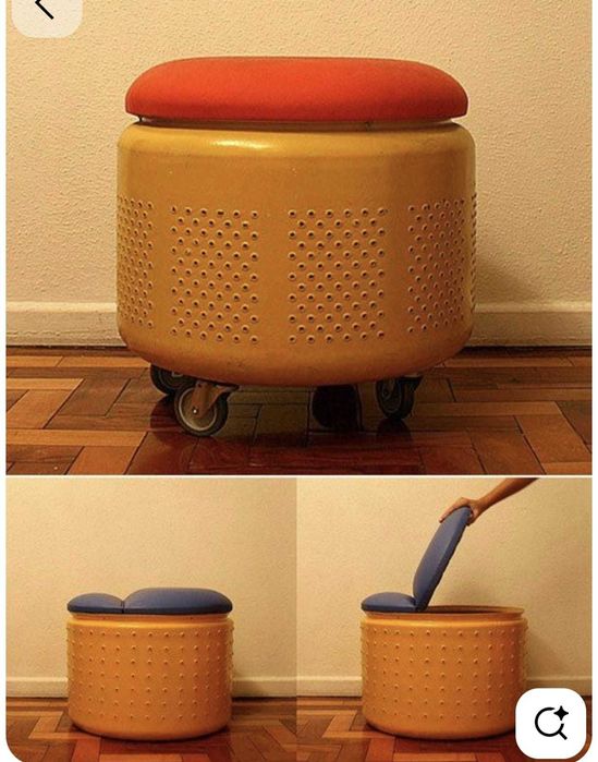 Cuba tambor inox máquina roupa - decoração