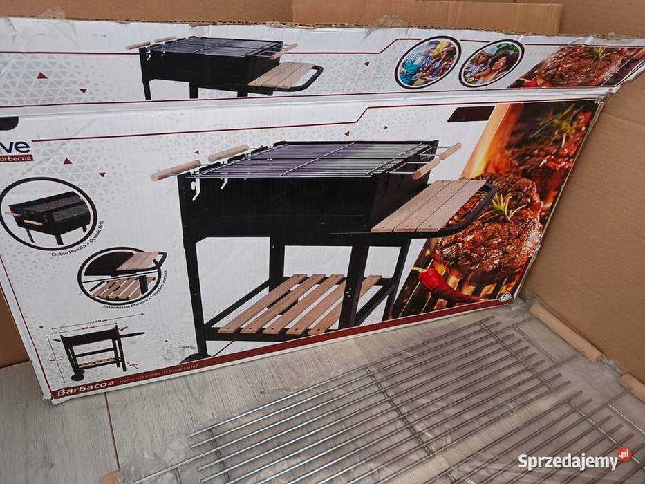 AKTIVE Barbacoa Grill węglowy turystyczny