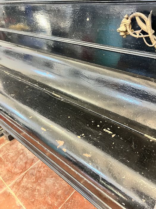 Piano vertical antigo A. Dumas Fils & Cie – Para restauro