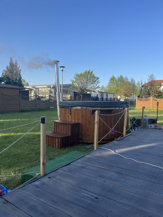 NOWA Mobilna bania, mobilne jacuzzi, balia Siedlce - wynajem jacuzzi