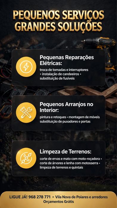 Serviços para a sua casa