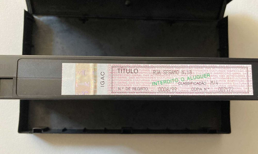 [VHS] Rua Sésamo: O Pesadelo do Ferrão (não testado)