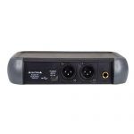Microfone Mão s/ Fios+Cabeça+Emissor+Receptor UHF