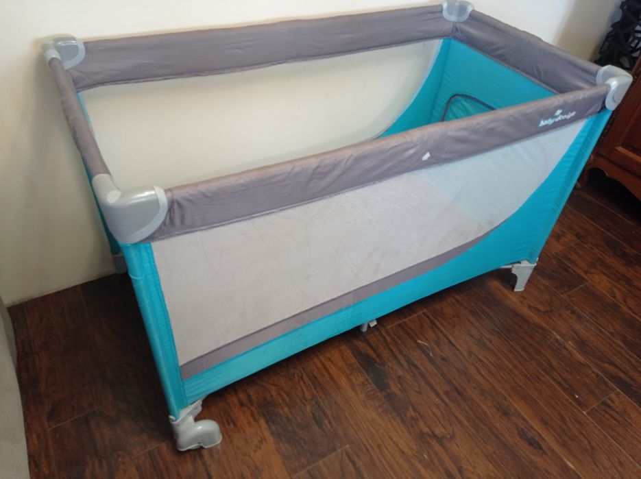 Łóżeczko turystyczne baby design 120x60 z materazem