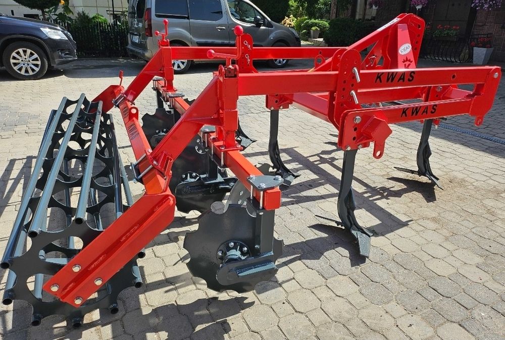 Agregat podorywkowy ścierniskowy gruber KWAS Nowy 1,8m 2,2m 2,6m 3,0m