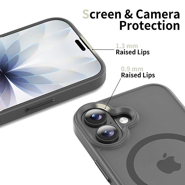 Tech-Protect Magmat Magsafe Iphone 17 Matte Crayon Grey