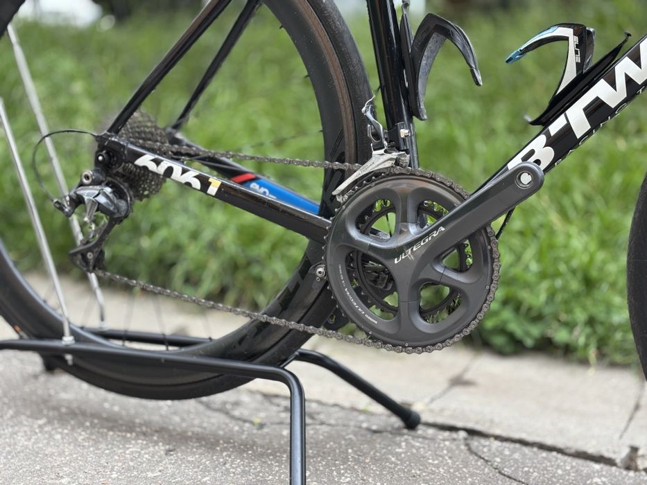 Szosa, kolarzówka Btwin, ultegra, karbon koła, 54cm