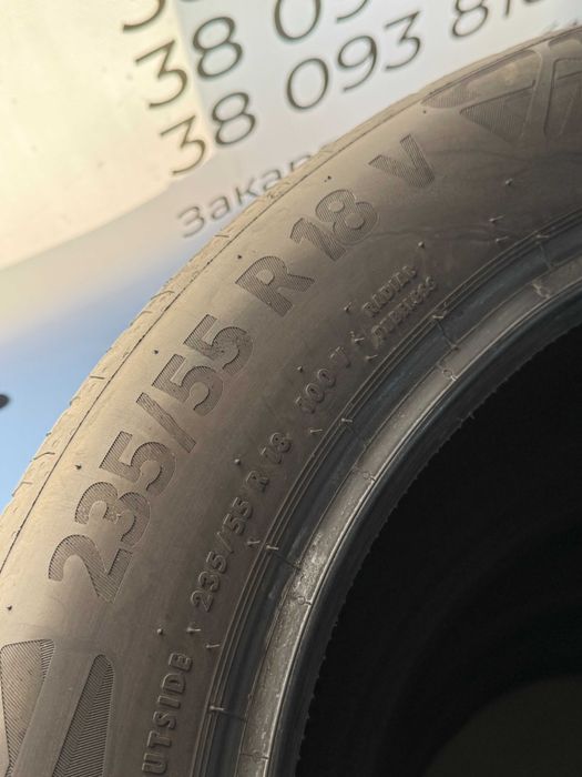 Літні шини 235/55/18 Continental EcoContact 6, летние шины резина R18