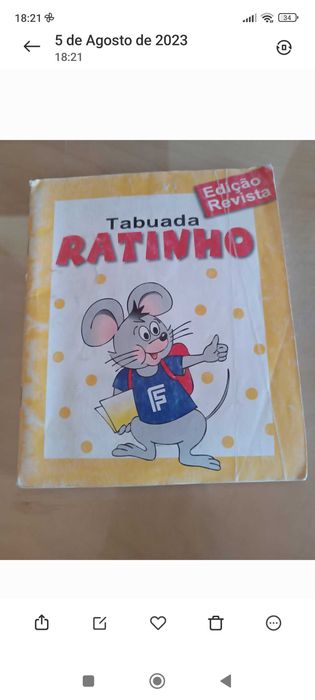 Ratinho versão Matemática para crianças