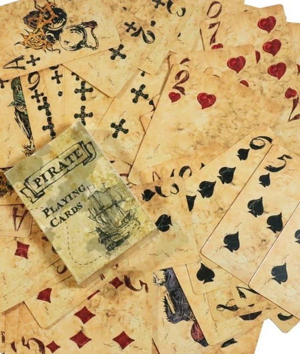 Jogo Baralho de 54 Cartas Piratas Novo