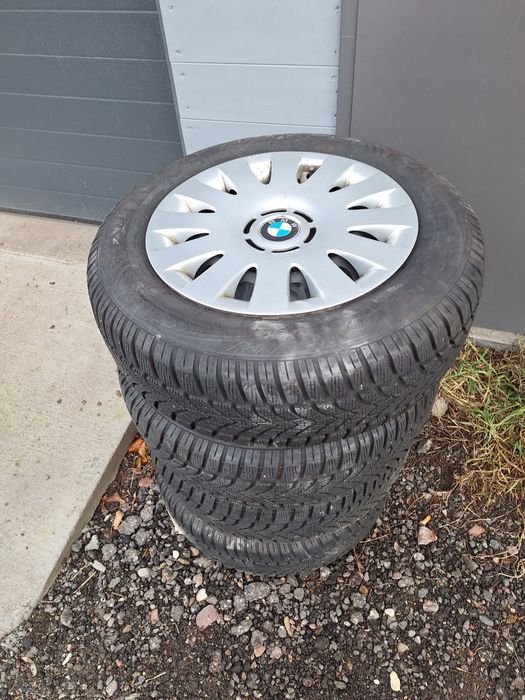 Felgi stalowe opony Kołpaki BMW 195/65R15