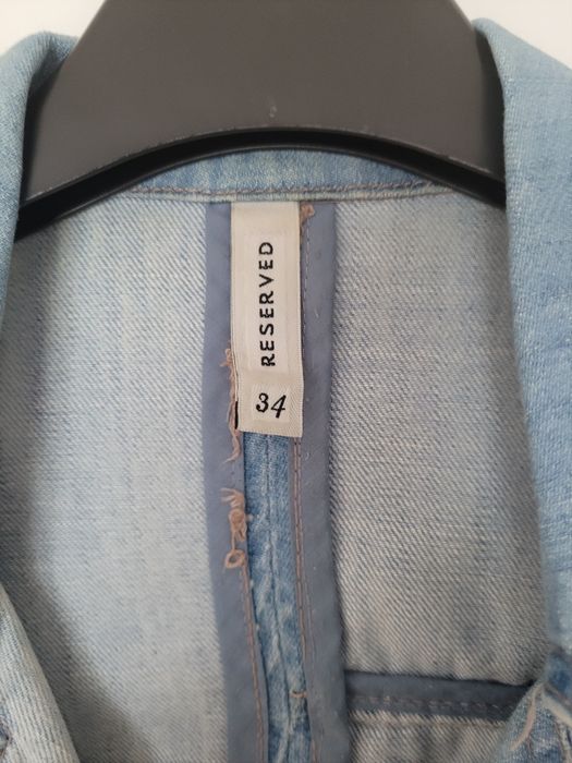 Kurtka jeansowa ramoneska Reserved jeans 34