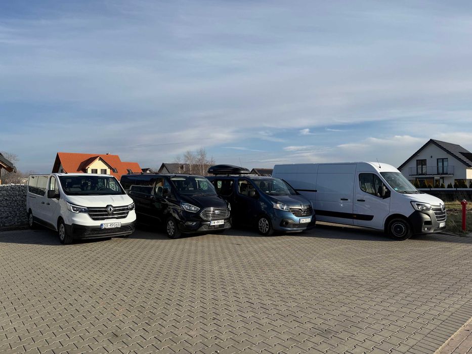 Wynajem busa 9 os. Mercedes Vito, pakiet minimum 2 tygodnie!