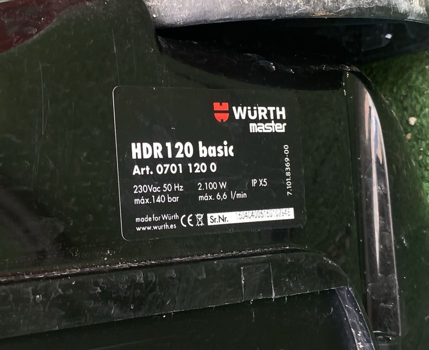 Maquina lavar pressão Wurth